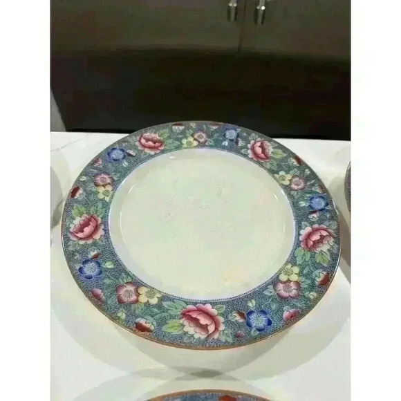 Nantucket By j&G Meakin Dinner Plates (set 6) 2 Have Chips 1 Has Been Glued Back - Picture 5 of 16